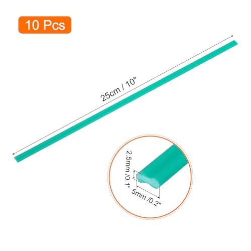 MECCANIXITY 10pcs 8 Inch Plastic Welding Rods PVC Welding Strips Welder Rods for Plastic Welder,Car Bumper, Kayak Repair, Green - color: Green, size: 8 Inch