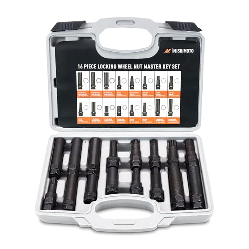 Mishimoto Wheel Lock Master Key Lug Nut Socket Set, 16-Pieces