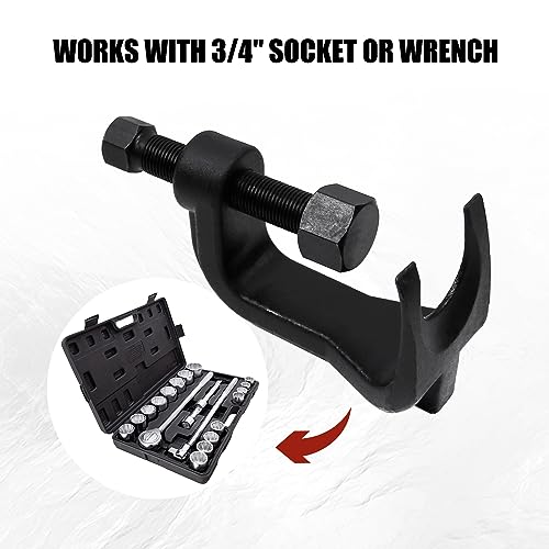 Sporacingrts 25112 Ball Joint Separator, Ball Joint Removal Tool, Adjustable Ball Joint Puller Extending Up to 2 3/8 Inches for Cars Trucks, and SUVs