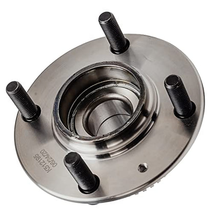 Detroit Axle - 2 Rear Wheel Bearing Hubs for 2001-2006 Hyundai Elantra, 2005-2009 Kia Spectra Spectra5, Wheel Hub Bearings Assembly Set Replacement, Pair Hubs - style: 512195 x2/Pair