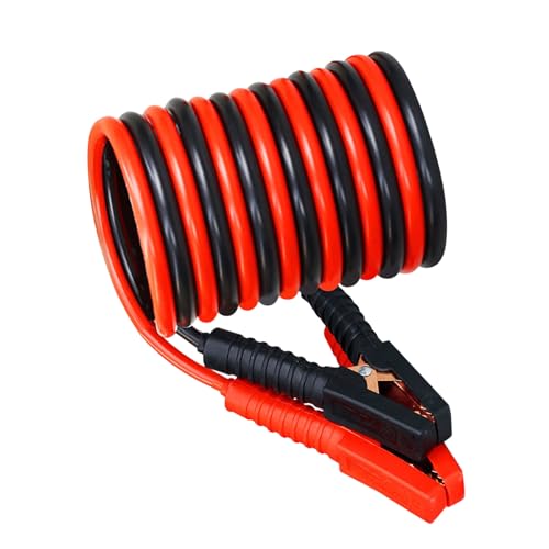Cabilock Heavy Duty Car Battery Jumper Cable 3.8m 1000a Pure Copper Power Wire with Fully Insulated Clamps for Emergency Vehicle Start and Portable Booster Use