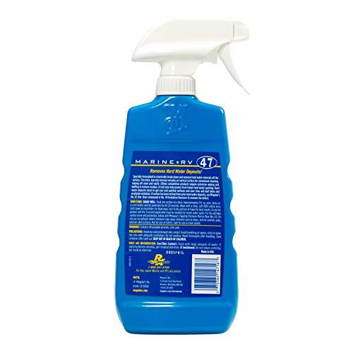 Meguiar's Marine/RV Hard Water Spot Remover M4716 - Hard Water Spot Remover For Boats and for RVs That's Easy to Use Spray - For RV and Boat Detailing - Remove Water Spots and Add Protection, 16 Oz - size: 16 Fl Oz (Pack of 2)