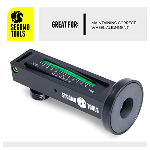 Adjustable Universal Magnetic Camber Gauge | Magnetic Camber Alignment Gauge | Alignment Car Tool | Camber Gauge Magnetic | Castor Wheel Gauge | Camber Tool | Caster Alignment - WCC01