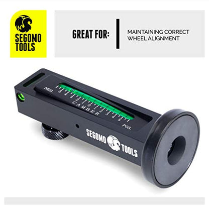Adjustable Universal Magnetic Camber Gauge | Magnetic Camber Alignment Gauge | Alignment Car Tool | Camber Gauge Magnetic | Castor Wheel Gauge | Camber Tool | Caster Alignment - WCC01