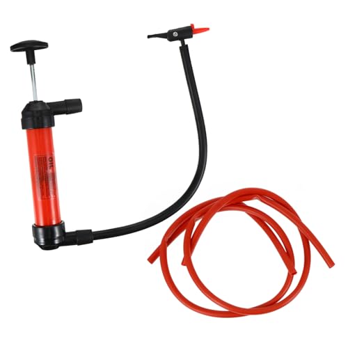 Zerodeko Manual Oil Transfer Pump Kit for Automotive Fluids Multi-Functional Siphon Hose Flexible Spout for Gas Oil Liquids