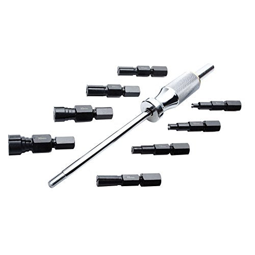 TUSK Blind Hole Collet Bearing Puller/Remover Kit with Slide Hammer 8mm, 10mm, 12mm, 15mm, 17mm, 20mm, 25mm, 30mm
