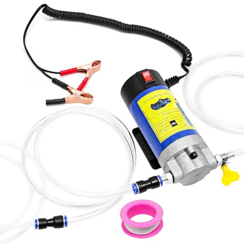Oil Pump 12V 100W, Oil Extractor Pump for Engine Oil Change, Electric Fluid Transfer Pump, Self-Priming Oil Transfer Pump for Car Boat Motorcycle Mower RV