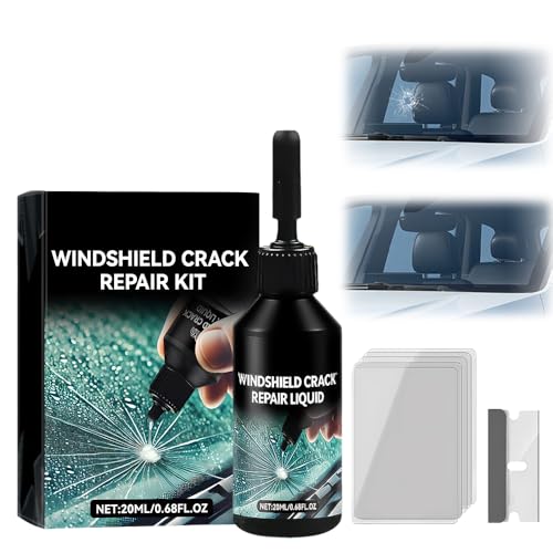 YAUNJI 2026 Premium Windshield Chip Repair Kit, Universal Windshield Cracked Repair Kit for Vehicle Cars, Glass Repair Liquid for Cracks Most Car Accessories (1)