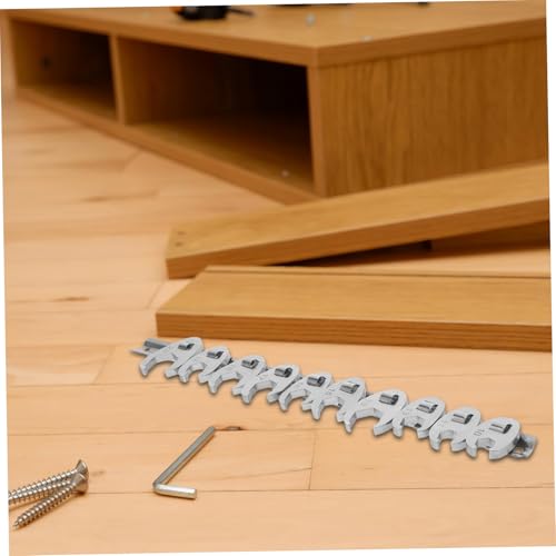 minkissy 10pcs 3/8 Inch Quick-release Ratchet Wrench Set with Interchangeable Open-end Heads, Metric Crowfoot Flare Nut Wrenches for Automotive Repair and Mechanic Tools