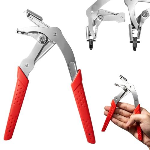 1Pcs Car Clip Pliers Removal Tool For Car, Auto Fastener Clip Removal Pliers, Spring-Loaded Damage-Free Fastener Remover, Auto Door Panels Interior Exterior Trim Mechanic Disassembly