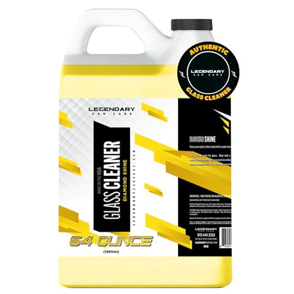 Legendary Glass Cleaner 64oz (Half Gal.) - Auto Window Cleaner Spray for Car Windows & Windshield - No Streaks, Ammonia-Free, Tint Safe - Interior/Exterior Use - size: Glass Cleaner 64oz (Half Gallon)