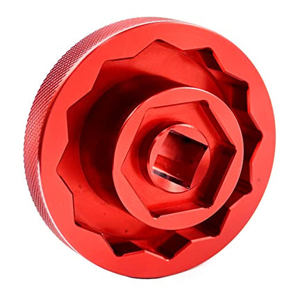 (30mm+55mm) Front Rear Wheel Axle Nut Socket Tool for Ducati Motorcycle Panigale V4, Street fighter 1098, Monster 1200 (Red) - color: Red