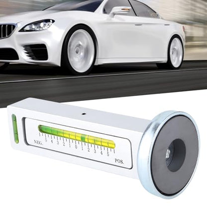 Adjustable Magnetic Gauge Tool, Universal Car Truck Wheel Alignment, Camber Castor Strut - Durable Aluminum, Easy Read, Accurate Angle Measurement