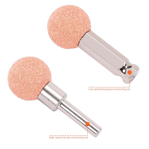 Unicaravan Tire Patch Repair Tools Tire Buffing Wheels 25mm 42mm | Tungsten Carbide Tire Patch Roller Scraping Cutter for Car Tire Grinding Polishing Accessories Kit - size: 25+42mm 6PCS