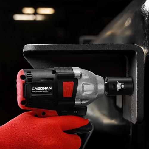 CASOMAN 1/2" Drive x 18mm Impact Socket, 6-Point, Metric, CR-MO - size: 18 mm (Shallow), style: 6-Point Socket