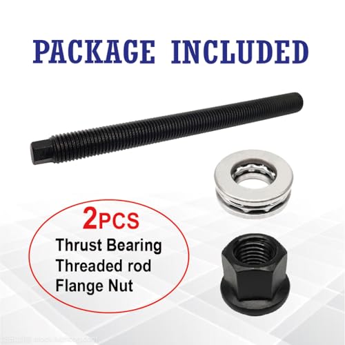 (2PCS) LS Harmonic Balancer Installation Tool, Crank Pulley Install Tool 551141, Compatible with GM 1997-UP V8 LS1 LS2 LS3 LS4 LSX LSA LS6 LQ4 LQ9, with Thrust Bearing