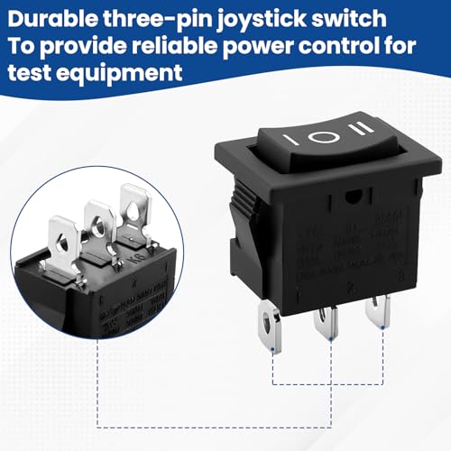Rocker Switch PPTK0021 for Power Probe PP3 PP3S PP3Z PP4, Power Probe 3 Replacement 6A 250VAC / 10A 125VAC Circuit Testing Rocker Switch
