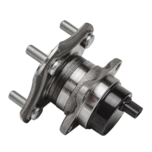 Detroit Axle - Pair Rear Wheel Bearing and Hubs Assembly for 2000-2005 Toyota Echo, 2004-2006 Scion xB xA, 4 Lugs w/ABS - style: 512209 x2/Pair