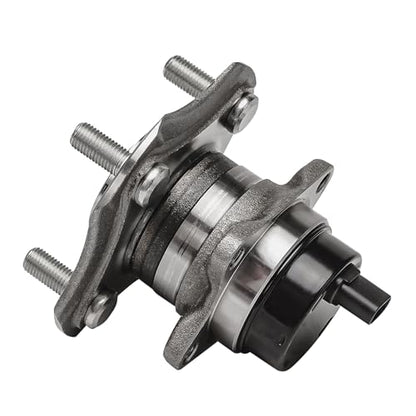 Detroit Axle - Pair Rear Wheel Bearing and Hubs Assembly for 2000-2005 Toyota Echo, 2004-2006 Scion xB xA, 4 Lugs w/ABS - style: 512209 x2/Pair