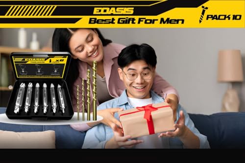Gifts for Men – Stripped Screw Extractor Set – Father’s Day Gifts from Wife, Daughter, & Son – Easy Out Extractor Set for Nuts, Screws & Bolts – Perfect Husband & Birthday Gifts (Pack of 10) - size: Pack of 10