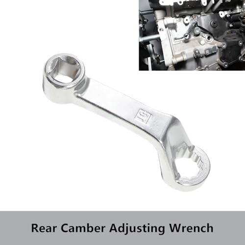 DPTOOL 6PC Rear Camber Adjusting Wrench Motor Mount Socket with 16mm 17mm 19mm 1/2" 3/8" Drive Offset Fixing Screws for Mercedes Benz W221 W220 W219 W211 W210 W204 W203 W202 W201 W170 W140 W126 Engine