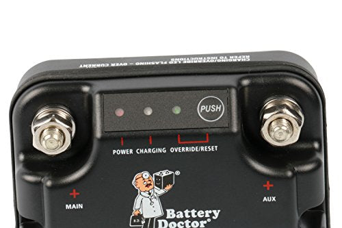 Battery Isolator, 100A, Black - size: 100 Amp
