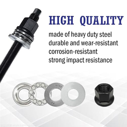 (2PCS) LS Harmonic Balancer Installation Tool, Crank Pulley Install Tool 551141, Compatible with GM 1997-UP V8 LS1 LS2 LS3 LS4 LSX LSA LS6 LQ4 LQ9, with Thrust Bearing
