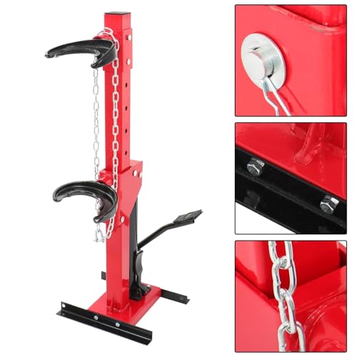 labwork Coil Spring Compressor 4.5 Ton Rated Compression Force 1 Ton with 4 Spring Clasps Auto Strut Hydraulic Compressor Removing Tool