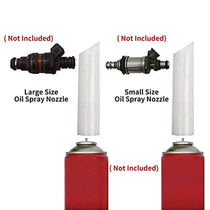 Universal Auto Car Fuel Injector Nozzle Flush Cleaner Adapter DIY Cleaning Tool Kit Set, Injector Nozzle Gasoline Cleaning Tester Repair Tool Compatible with Fuel Pressure Test Kit