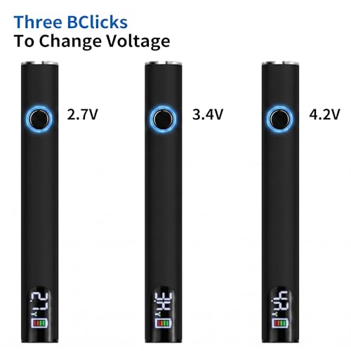 510 Thread Battery Professional Cordless Soldering Iron with LED Display Precise Temp Control USB-C Rechargeable 650mAh Electric Black Soldering Pen, Precision work/Appliance Repair, 3Speed Adjustable