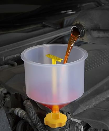 No Spill Coolant Funnel Kit,Car Accessories Radiator Funnel Burping Kit,Automotive Replacement No-Spill Vehicle Radiator Filling Funnels Bleeder with Adapters,Suitable for Most Sedans,SUVs