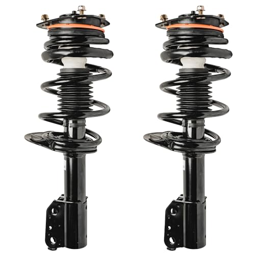 Detroit Axle - 2 Front Struts for Chevy Impala Monte Carlo | Pontiac Grand Prix Buick LaCrosse Century Regal Allure Complete Struts w/Coil Springs Replacement Strut Shocks Assembly - size: 171661 x2/PAIR
