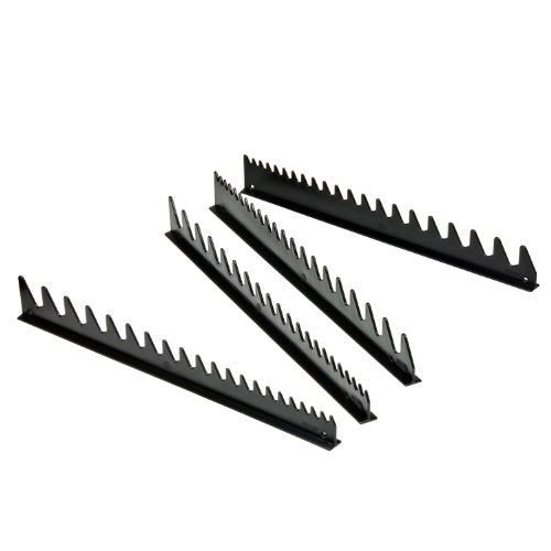 Ernst Manufacturing 6015M-Black Wrench Rail Set with Magnetic Backing, 40 Tool, Black - size: 40 Tool - Black, style: Magnetic Backing