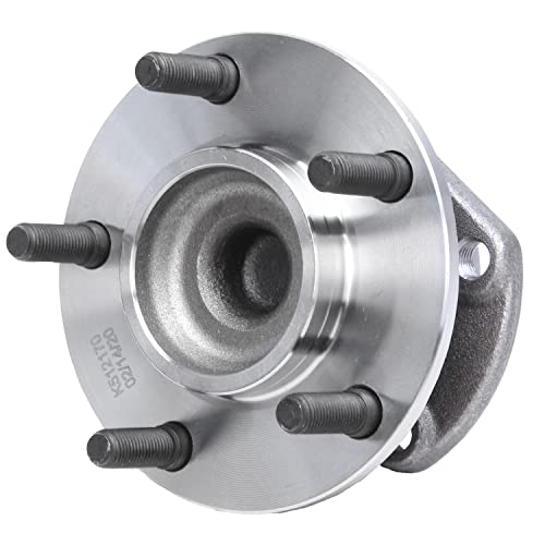 Detroit Axle - FWD Rear Wheel Bearing Hubs for 2004-2007 Chrysler Town & Country 2001 2005 Dodge Grand Caravan, 2 Wheel Bearing Hubs Assembly Set Replacement, Pair Hubs - style: 512170 x2/Pair