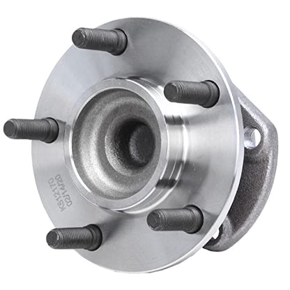 Detroit Axle - FWD Rear Wheel Bearing Hubs for 2004-2007 Chrysler Town & Country 2001 2005 Dodge Grand Caravan, 2 Wheel Bearing Hubs Assembly Set Replacement, Pair Hubs - style: 512170 x2/Pair