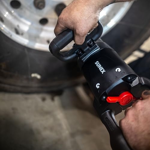 SUNEX Tools SX01026 1” Drive Magnesium Composite Impact Wrench with 6” Anvil - style: 1” Drive Impact Wrench + 6” Anvil