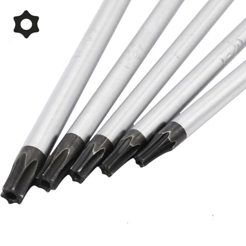Extra Long Torx Screwdriver Set T20 T25, Fixinus 12-Inch Magnetic Security Torx Driver Star Screwdrivers with Hole, 300mm Length - size: T20 T25
