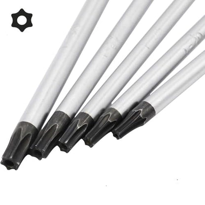 Extra Long Torx Screwdriver Set T20 T25, Fixinus 12-Inch Magnetic Security Torx Driver Star Screwdrivers with Hole, 300mm Length - size: T20 T25
