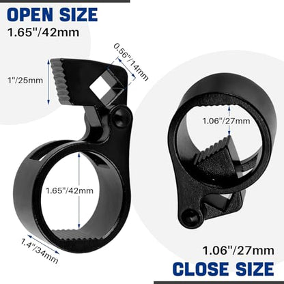 DASBET Inner Tie Rod Removal Tool 3/8" Universal Low Profile Tool | for Inner Tie Rod and 27mm-42mm Tie Rod End Wrench Tool with 1/2" Drive Inner Tie Rod Removal and Installation