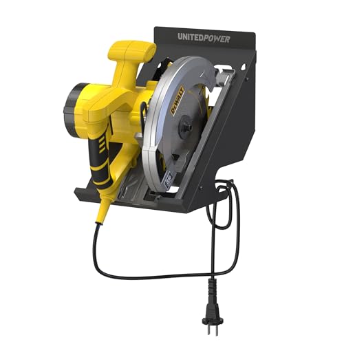 UNITEDPOWER Circular Saw Holder, Wall Mount Storage Rack Organizer for Workshop, Shed, Garage, Home, Fit Most of Circular Saw
