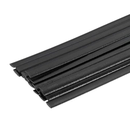 HARFINGTON 1set(20pcs) Plastic Welding Rods 8inch TPO Welding Strips Welder Rods for Car Bumper Kayak Daily Repair Plastic Welder Car Bumpers, Black