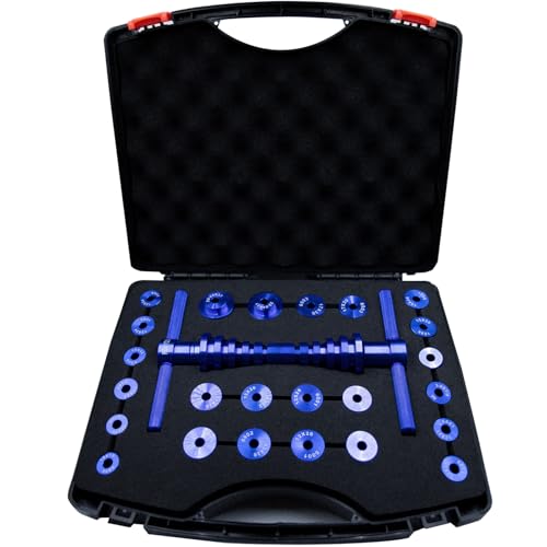 Bike Bearing Press Kit, ROWYOU Bicycle Bearing Press Set Include 35 Bearing Adapters & Bike Headset Press Tool & Carry Case, Heavy Duty Bike tool for Wheels/Hub BB Axis Turning Point Tool