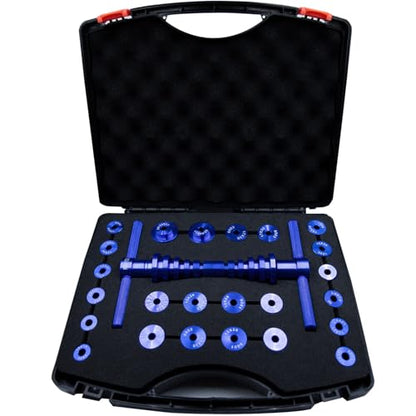 Bike Bearing Press Kit, ROWYOU Bicycle Bearing Press Set Include 35 Bearing Adapters & Bike Headset Press Tool & Carry Case, Heavy Duty Bike tool for Wheels/Hub BB Axis Turning Point Tool