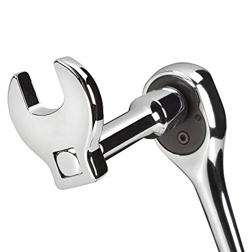 URREA 3/8" Drive Crowfoot Wrench - 11mm Open End Socket Wrench with Drop Forged Construction & Nickel-Chrome Finish - 4911M - size: 11mm