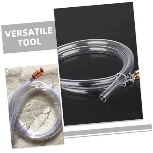 Hemobllo Automatic Siphon Hose Kit for Gasoline 1/2 Oil Siphon Tube Hose Retainer for Simple Fluid Transfer for Automotive and Multi-Purpose Use