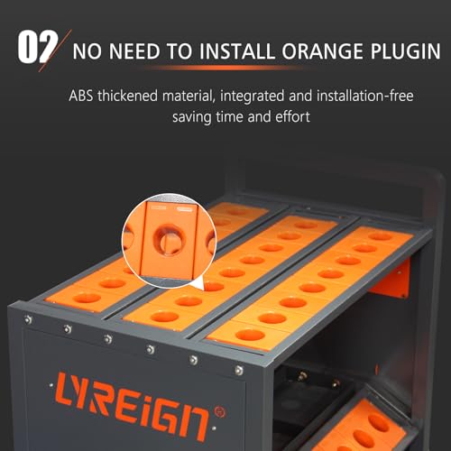 CNC Tool Organizers Service Carts, Large Capacity CNC Tool Holder Storage Cart, CNC Trolley is Suitable for Warehouses Mechanic Factory Garage - size: CAT/BT40-56CAP