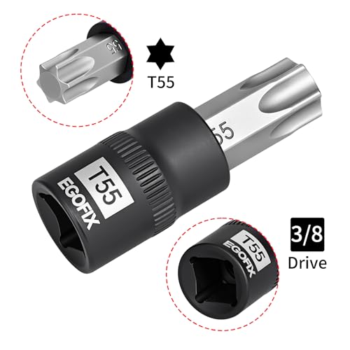 3/8 Inch Drive x T55 Torx Bit Socket - style: 3/8 T55