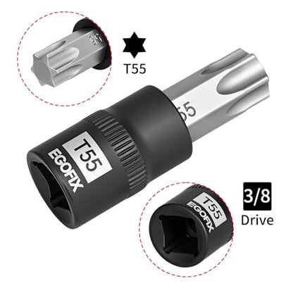 3/8 Inch Drive x T55 Torx Bit Socket - style: 3/8 T55