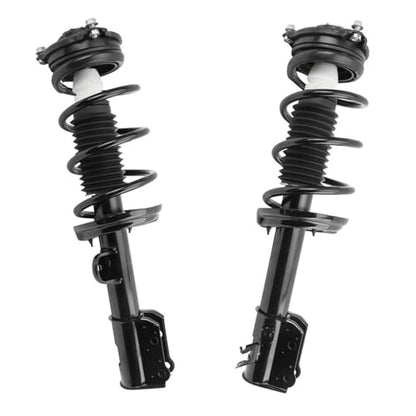 Detroit Axle - FWD Struts Kit for 2017-2021 Jeep Compass [6 Speed] | Front and Rear Struts with Coil Spring Assembly 2018 2019 2020 Replacement Suspension - size: 4Q471410/ 4 Struts