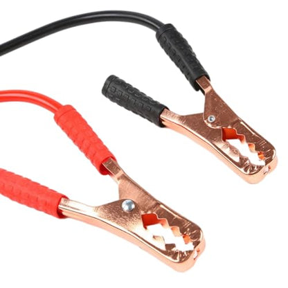 Jumper Cable – 500 a Heavy‑Duty Battery Cable for Truck, 1‑Gauge Copper‑clad Aluminum Wire | All‑Weather PVC Insulated Clamps, Car Battery Booster, Jump Start Kit, Automotive Power Lead